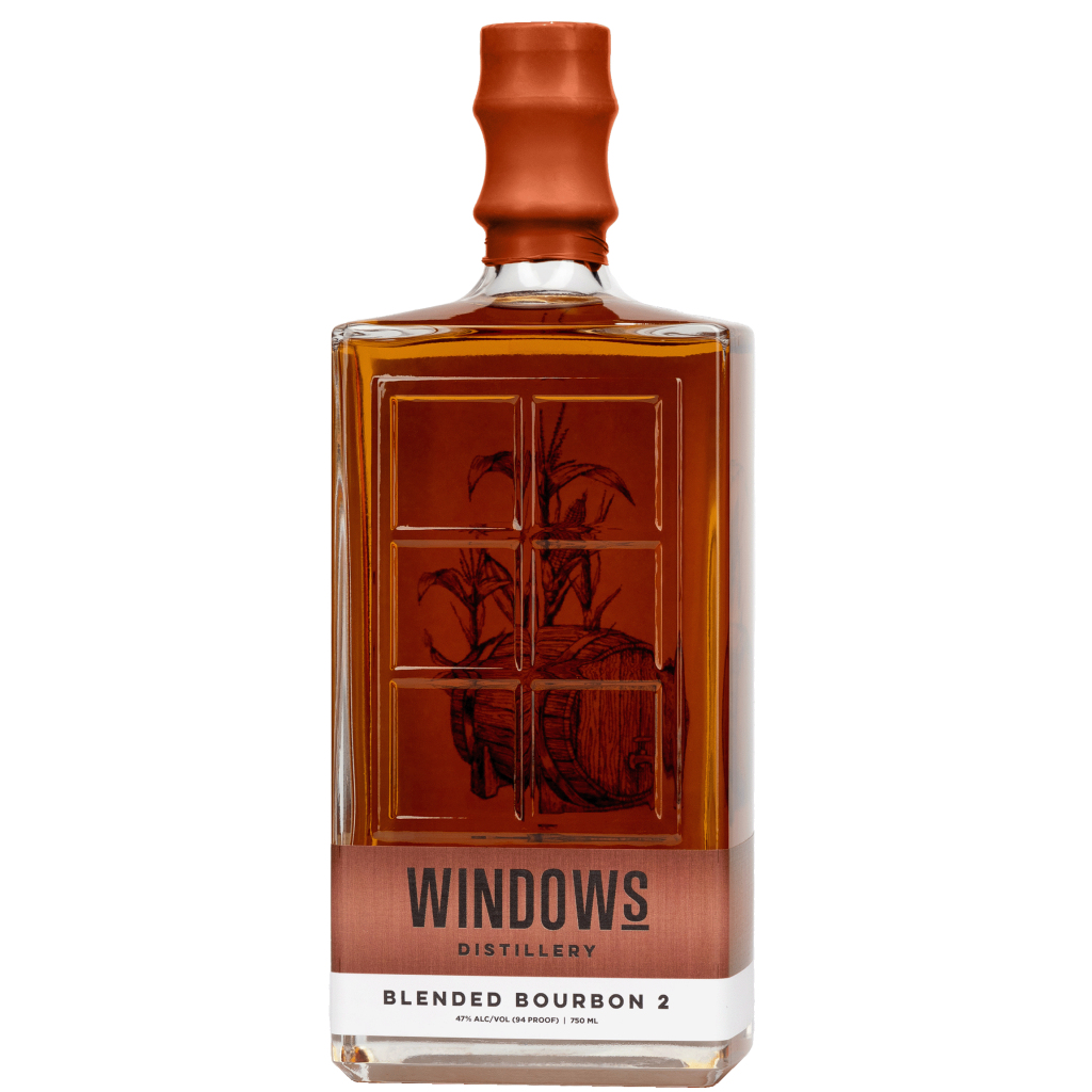 A bottle of Windows Batch Two Blended Bourbon