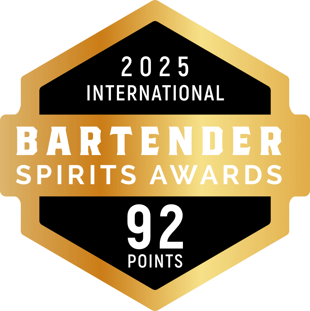 2025 Bartender Spirits Awards - Gold Medal 92 points