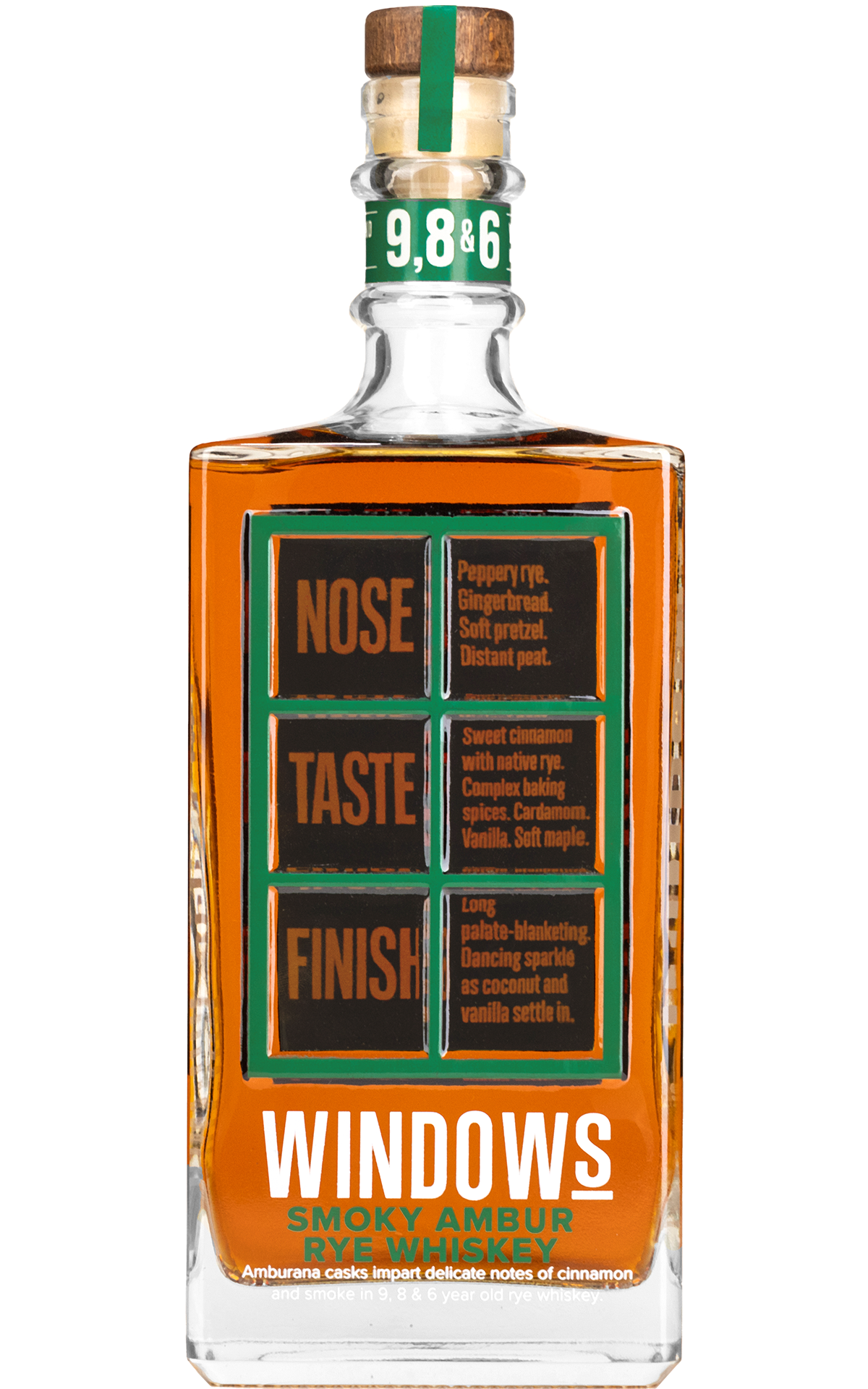 Smoky Ambur Rye Whiskey